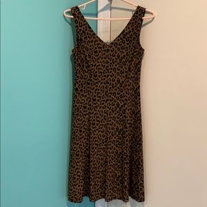 Leopard print dress
